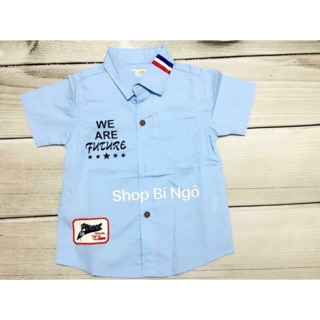 Áo sơ mi HM ngắn tay bé trai