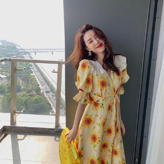 Đầm Maxi In Hoa Thời Trang Mùa Hè Cho Nữ