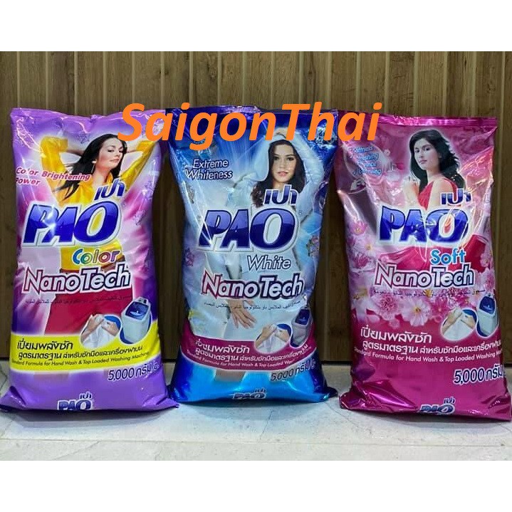 (SGT) Bột giặt PAO 5 kg Thái Lan