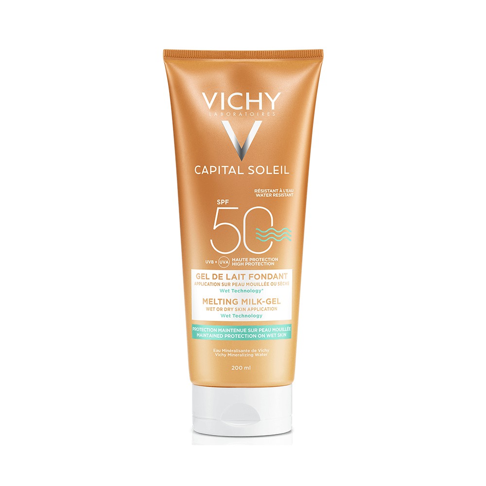 VICHY -KEM CHỐNG NẮNG TOÀN THÂN DẠNG GEL SỮA KHÔNG GÂY NHỜN RÍT SPF50+ 200ML