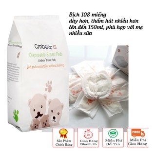 Miếng lót thấm sữa cmbear 108 miếng