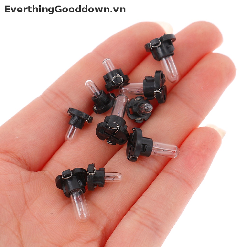 Everthinggooddown Set 5 Đèn LED T3 T4.2 Gắn Bảng Điều Khiển Dành Cho Ô Tô