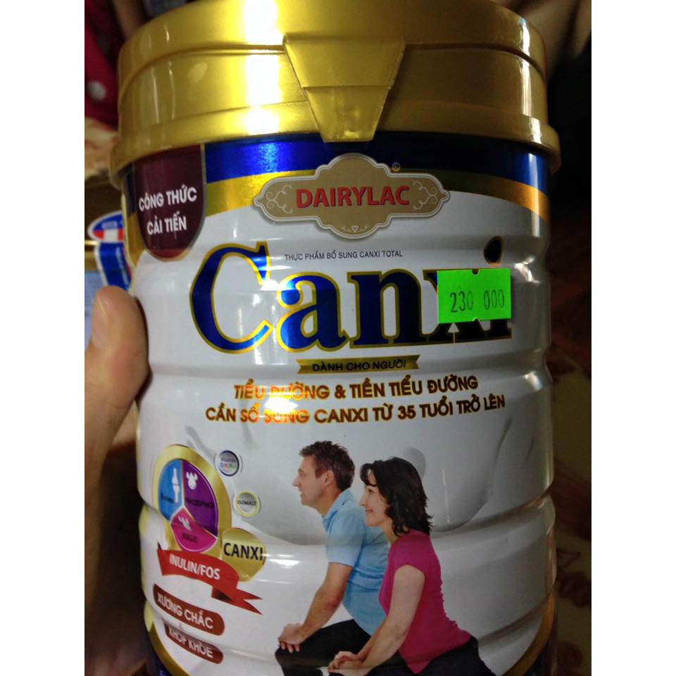 Sữa Dairylac canxi cho người tiểu đường và tiền tiểu đường (35 tuổi trở lên)