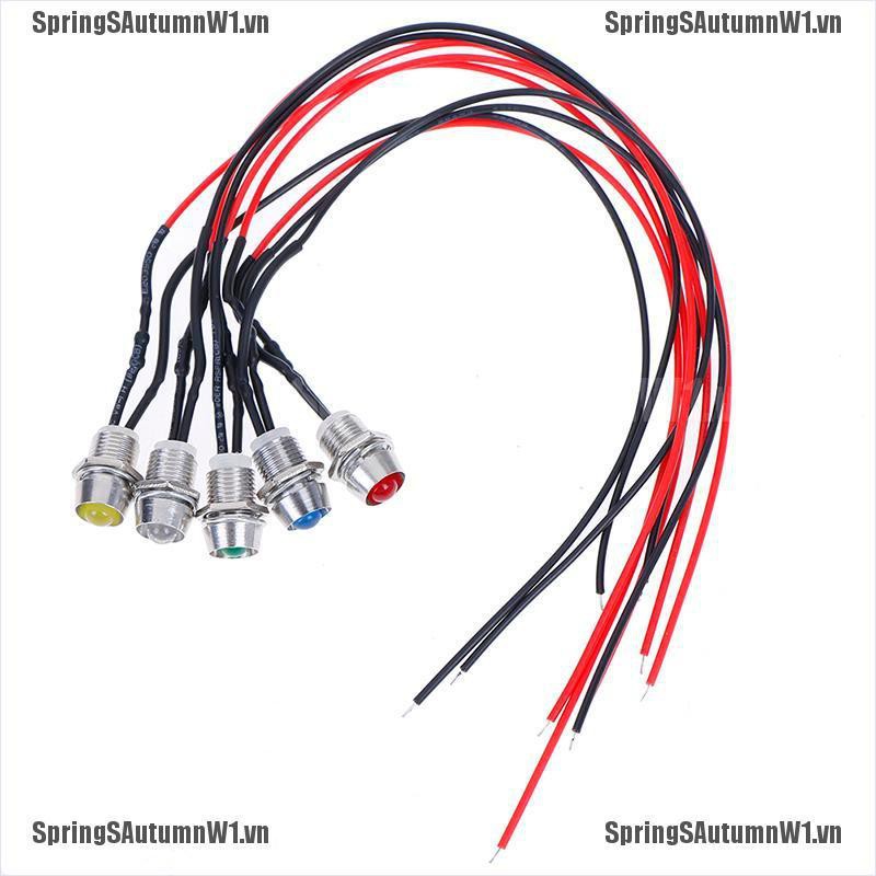 Đèn Led Xi Nhan 12V 0.31 "Đỏ / Xanh Lá / Xanh Dương Cho Xe Hơi