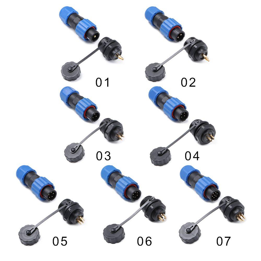 Đầu Nối Dây Cáp 1-7 Pin SP13 Bền Bỉ Tiện Dụng