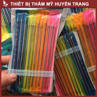 Vỉ 12 Que Nặn Mụn Đầu Đen 12cm Cầm Chắc Tay (Nhiều Màu)