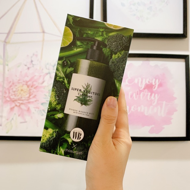 Sữa rửa mặt 3in1 rau củ Super Vegitok Cleanse