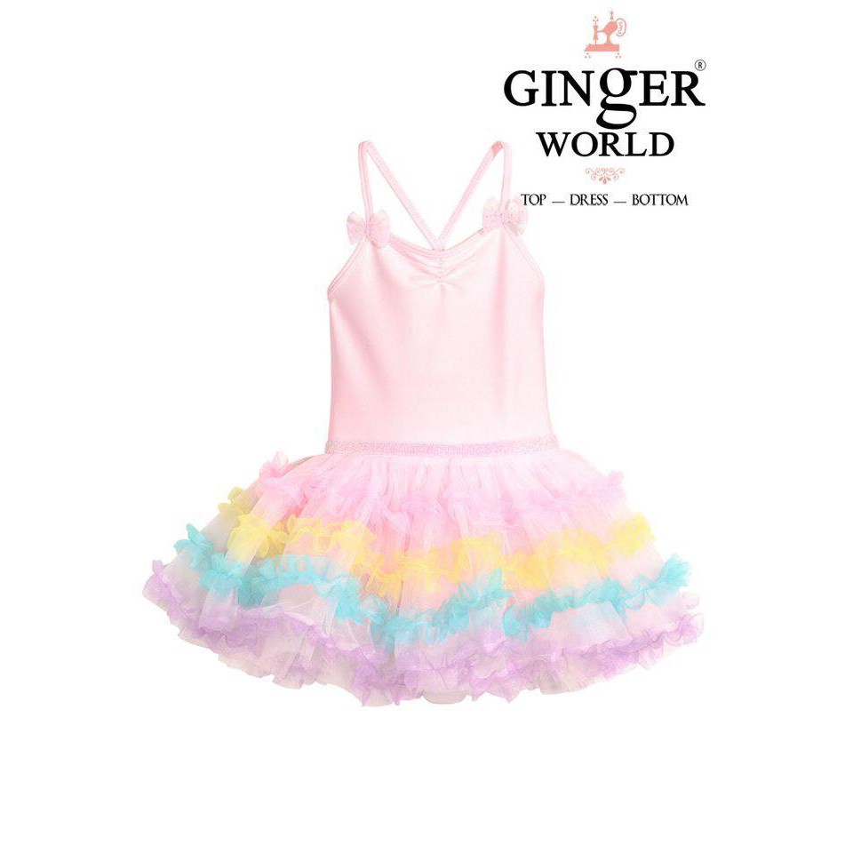 Váy múa ba lê bé gái từ 9kg đến 40kg Gingerworld PD343
