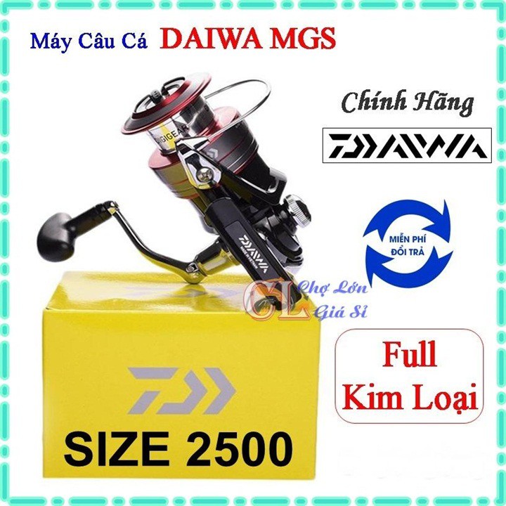 Máy câu cá hàng Cao Cấp DAIWA MG S2500, S4000 (Sản xuất tại Việt Nam)