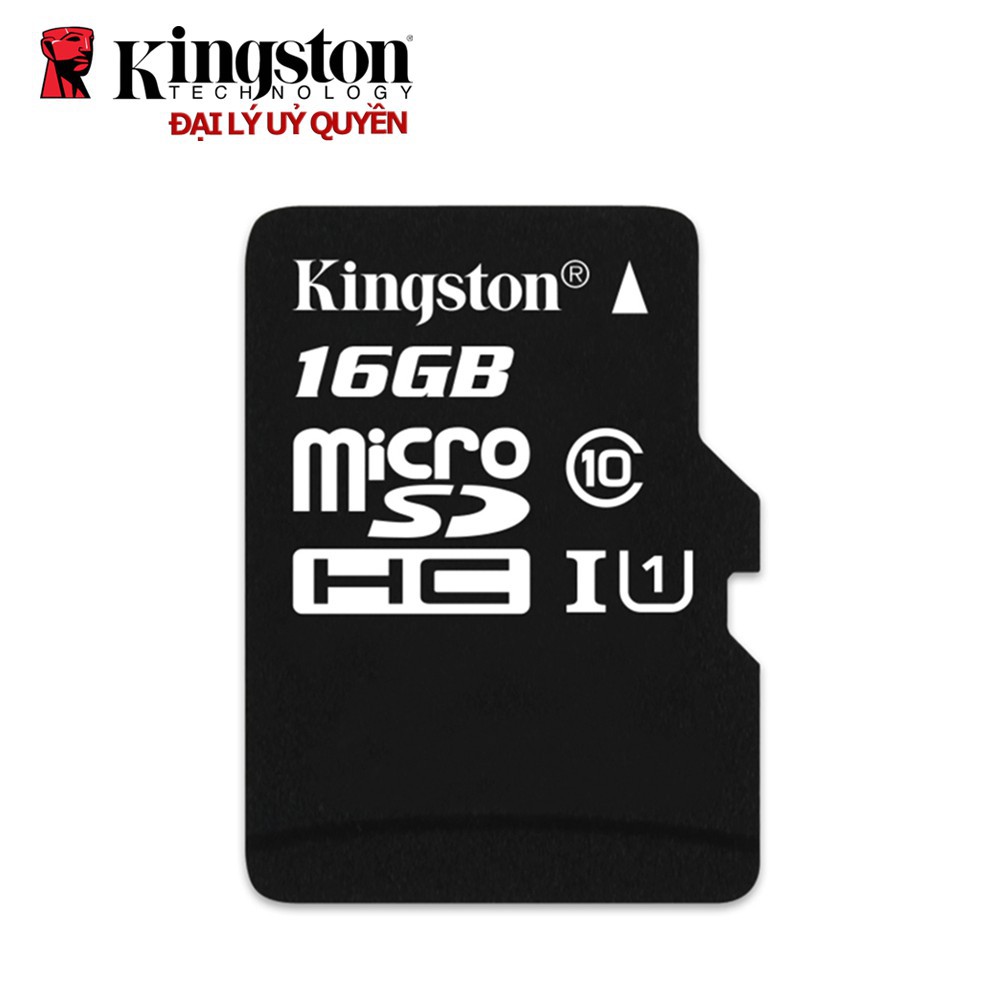 Thẻ nhớ micro SDHC Kingston 16GB class 10 - Hãng phân phối chính thức