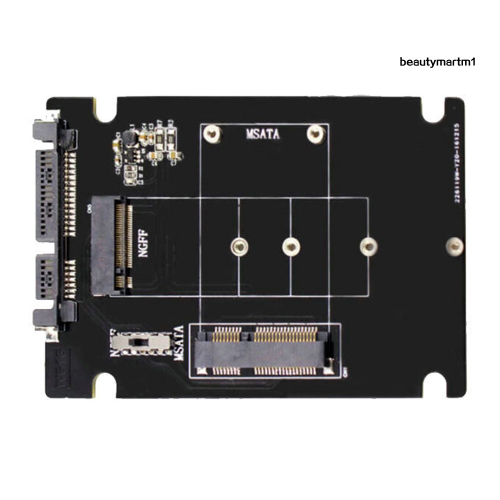 Bộ Chuyển Đổi Tốc Độ 65gbps Msata M.2 B-Key Ngff 2 Trong 1 Ssd Sang Sata 3 | BigBuy360 - bigbuy360.vn