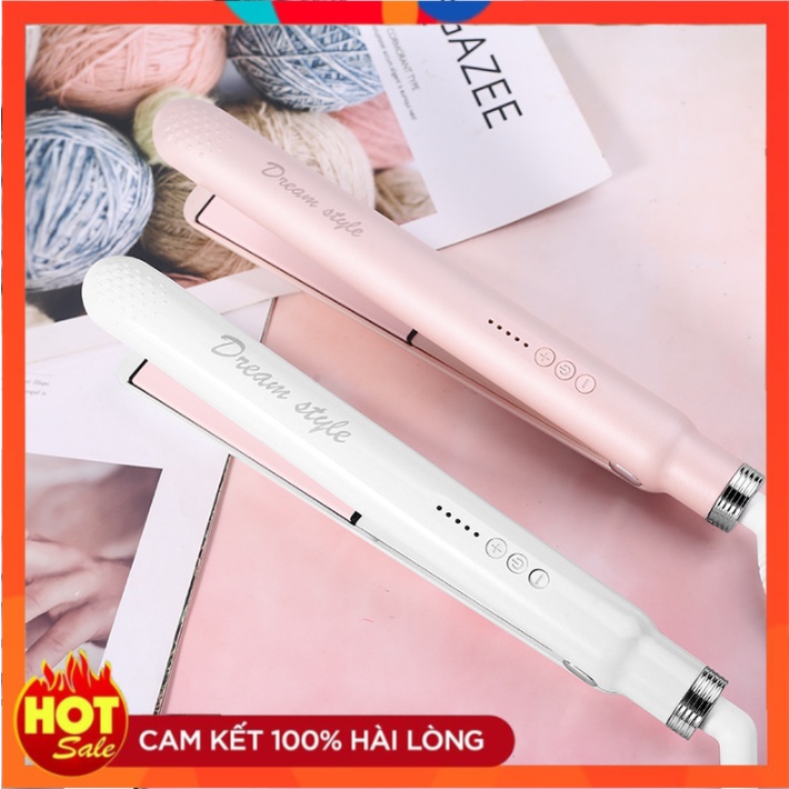 Máy uốn tóc ép tóc duỗi tóc 3 in 1 Dream Style cao cấp - dòng máy ép tóc mini đa năng, là tóc, uốn xoăn đều rất tốt