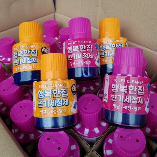 Cốc thả vệ sinh bồn cầu hương hoa Korea No.101127