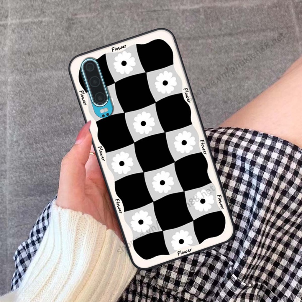 Ốp lưng Huawei P30 / P30 Pro ốp điện thoại LineBear, bé tóc xù, hoa siêu đẹp