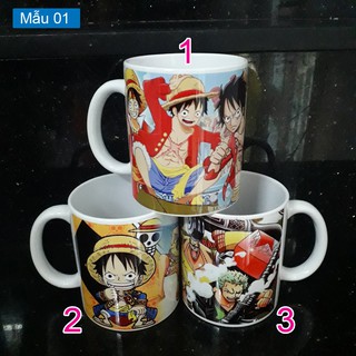 Ly sứ (Cốc Sứ) anime Onepiece - nhân vật Luffy