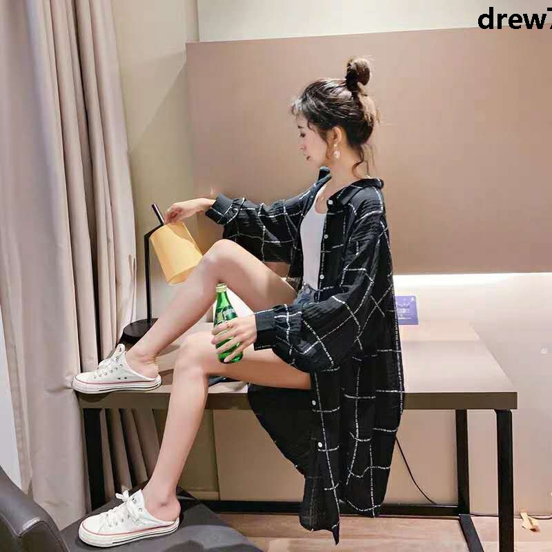 Áo Khoác Sơ Mi Chống Nắng Họa Tiết Ca-rô Trẻ Trung Hợp Thời Trang Cho Bé | BigBuy360 - bigbuy360.vn