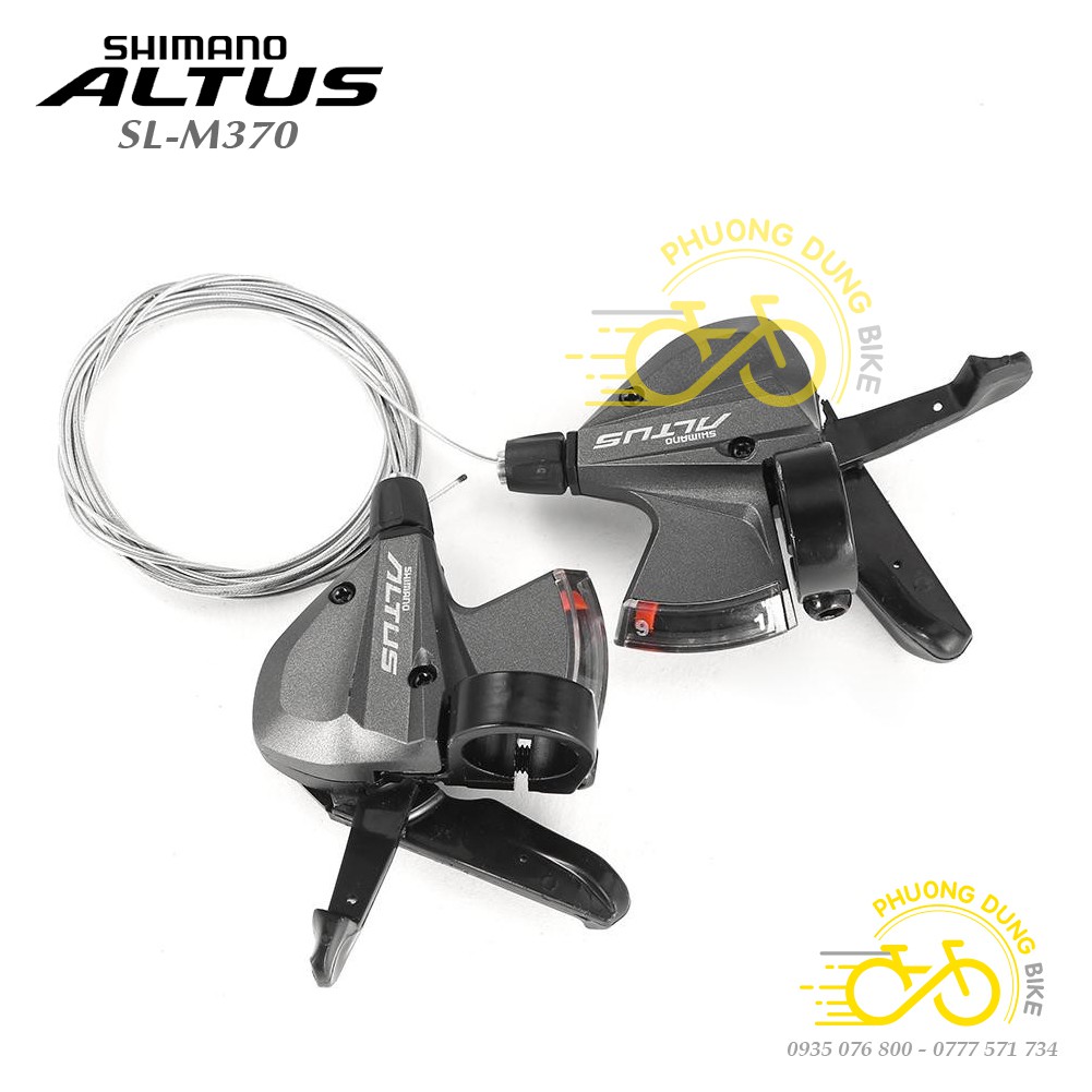 Tay đề xe đạp SHIMANO ALTUS SL-M370-9  3x9 Speed