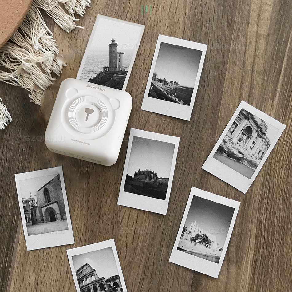 Tất cả giấy in nhiệt màu trắng ❤ KT 57x30mm ❤ cho máy in peripage A6 - A6s - A3, poooli L1, L2, L3, paperang p1, p2, p2s