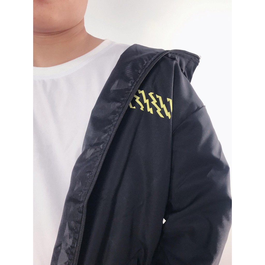 &lt;FREE SHIP&gt; ÁO KHOÁT DÙ 2 LỚP DÀY DẶN, CHẤT MÁT, Y HÌNH