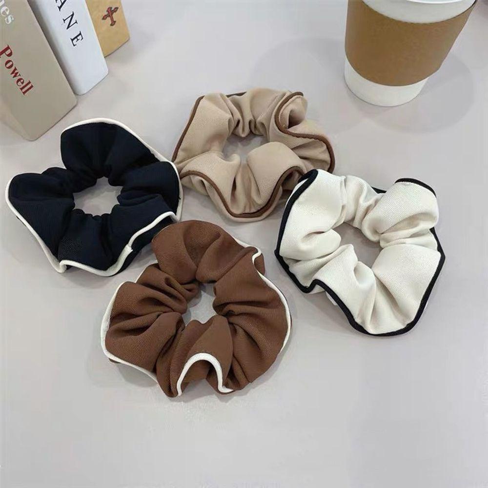 Dây Buộc Tóc Vải Màu Trơn Dễ Thương Cho Nữ