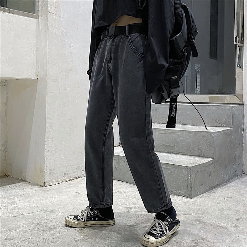 Quần jean nam - baggy nam hàn quốc- jean wash màu đep