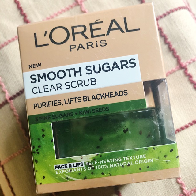 Tẩy da chết L'oreal Smooth Sugars (Face & Lips):