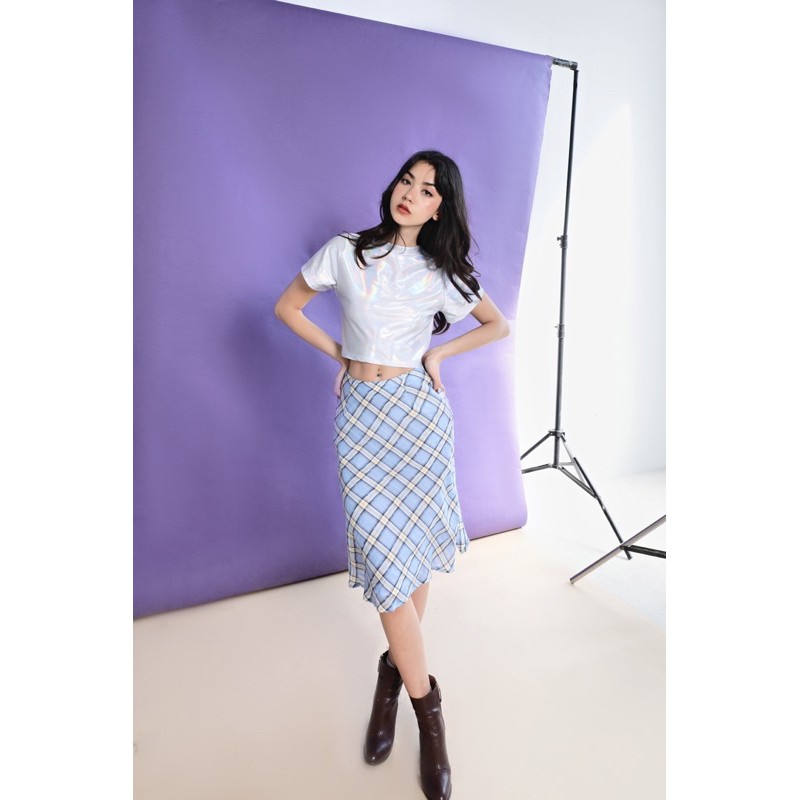 [Mã FASHIONMALLT4 giảm 15% đơn 150k] Chân váy kẻ caro Kaylee (dài/ngắn) SODA POP | BigBuy360 - bigbuy360.vn