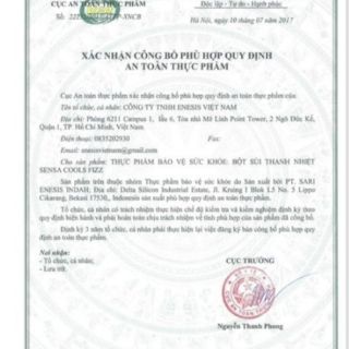 Bột sủi thanh nhiệt Sensacool
