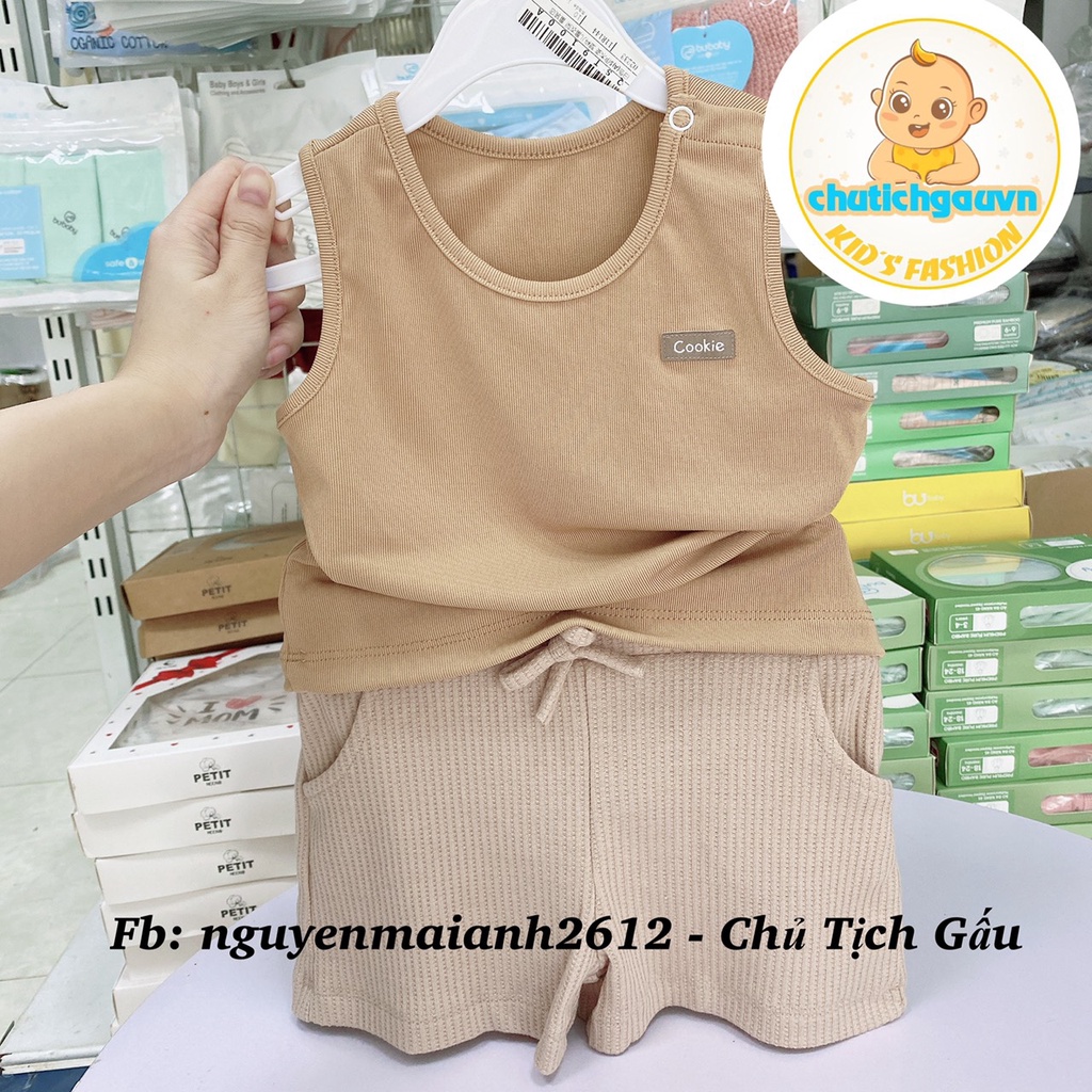 [ COOKIE ] Áo ba lỗ / Quần đùi bé trai, bé gái hãng Cookie