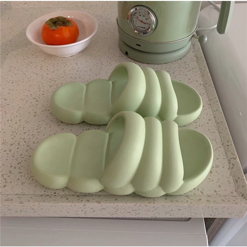 Dép quai ngang nam nữ con sâu kèm ảnh thật