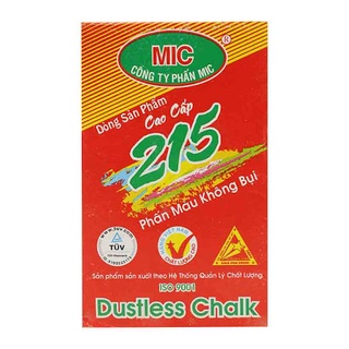 Phấn trắng mic ko bụi hộp 10viên