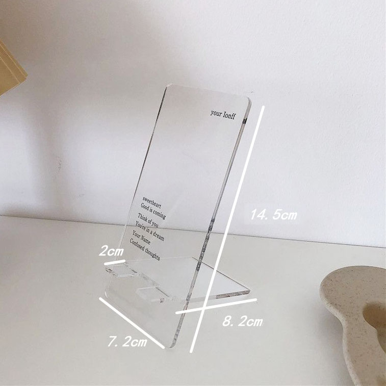 Giá Đỡ Điện Thoại Để Bàn Bằng Acrylic Trong Suốt | BigBuy360 - bigbuy360.vn