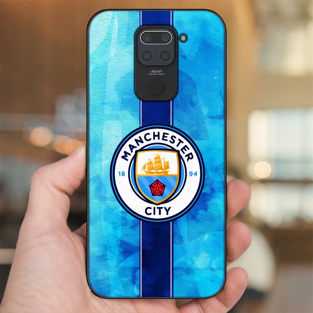 Ốp lưng Xiaomi Redmi Note 9 viền đen in hình Manchester City MC