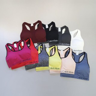 Áo bra tập gym yoga Calvin Klein không viền