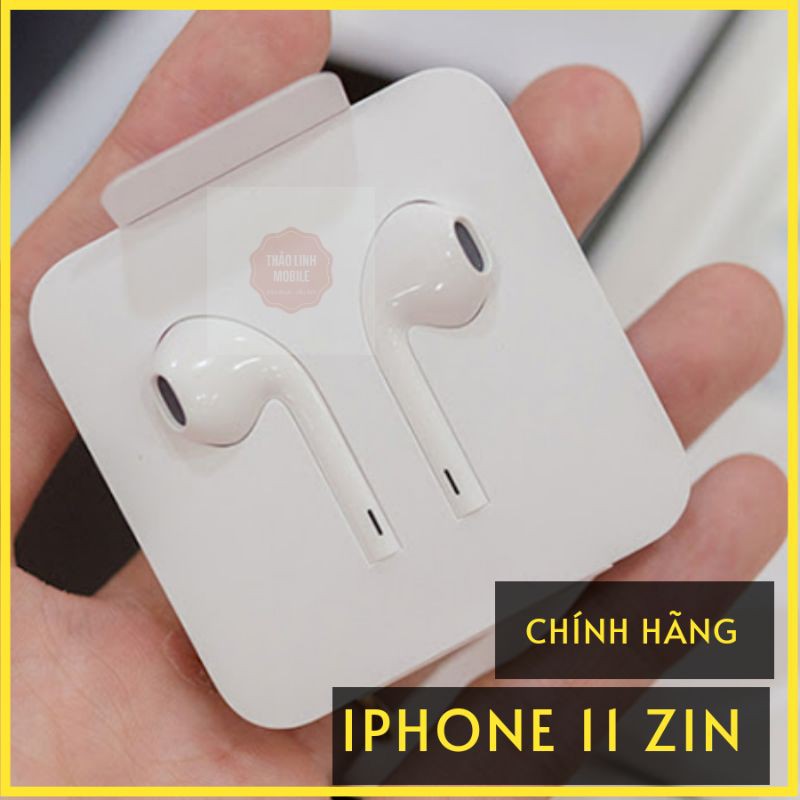 [ CHÍNH HÃNG ] TAI NGHE IPHONE 7/8/X/11/12 LINGTNING   CHUẨN ZIN, FULL BOX  - Nghe nhạc, đàm thoại(bảo hành 36 tháng)