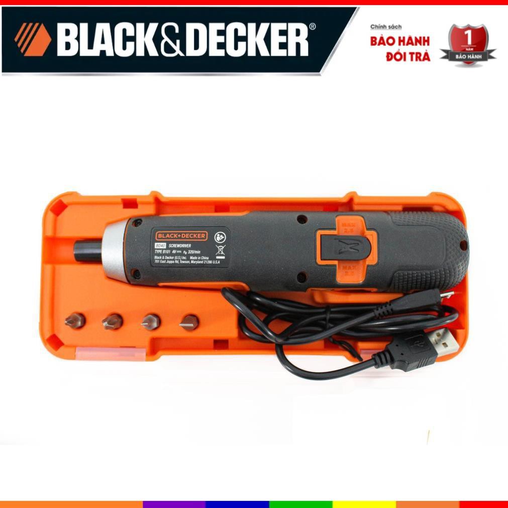 Máy vặn vít cầm tay 4V Black & Decker BD40K4-B1