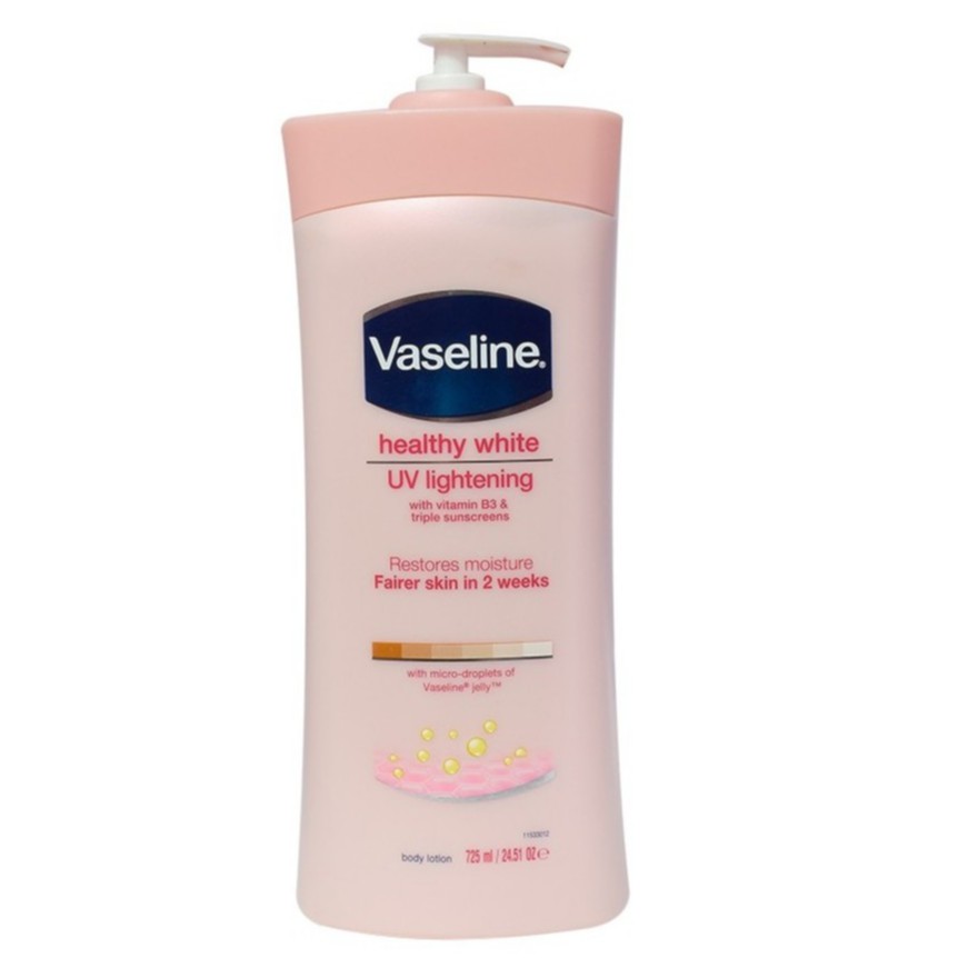 Sữa dưỡng thể Vaseline Healthy White UV Lightening 725ml
