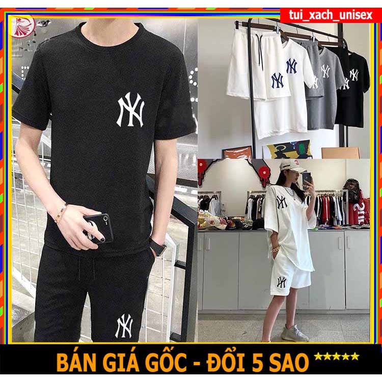 ❤️ HÀNG HÓT ❤️ Bộ nam thể thao NY, sét quần áo MẶC NHÀ nam VẢI THUN FROM RỘNG BIG SIZE