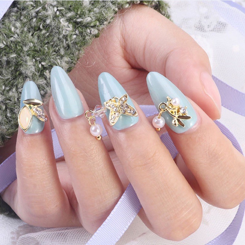 Charm đá đính móng-phụ kiện charm nail