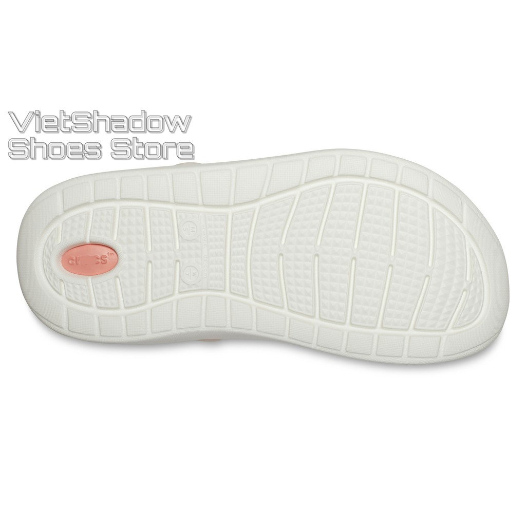 Dép bít đầu - Sục nhựa LITERIDE - Chất liệu nhựa PVC kết hợp EVA siêu nhẹ, không thấm - Màu hồng nhạt, lót hồng | BigBuy360 - bigbuy360.vn