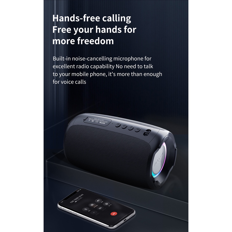 Bộ Loa Bluetooth Không Dây Zealot S61 Âm Thanh Siêu Trầm Chống Nước Chất Lượng Cao