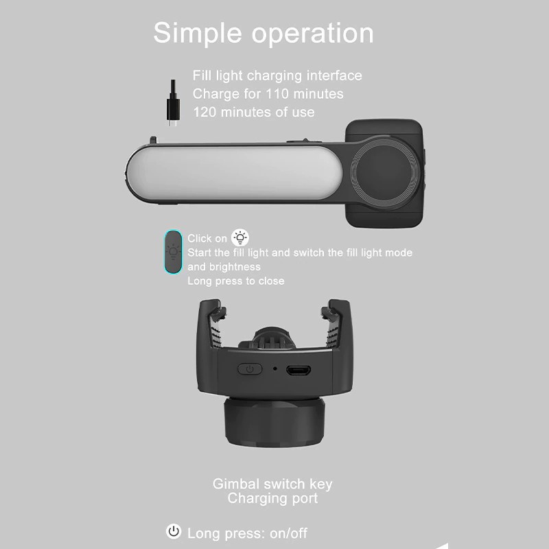 Gậy Selfie L09 Có Đèn Led Chống Rung Cho Iphone Android Bptz1 | BigBuy360 - bigbuy360.vn