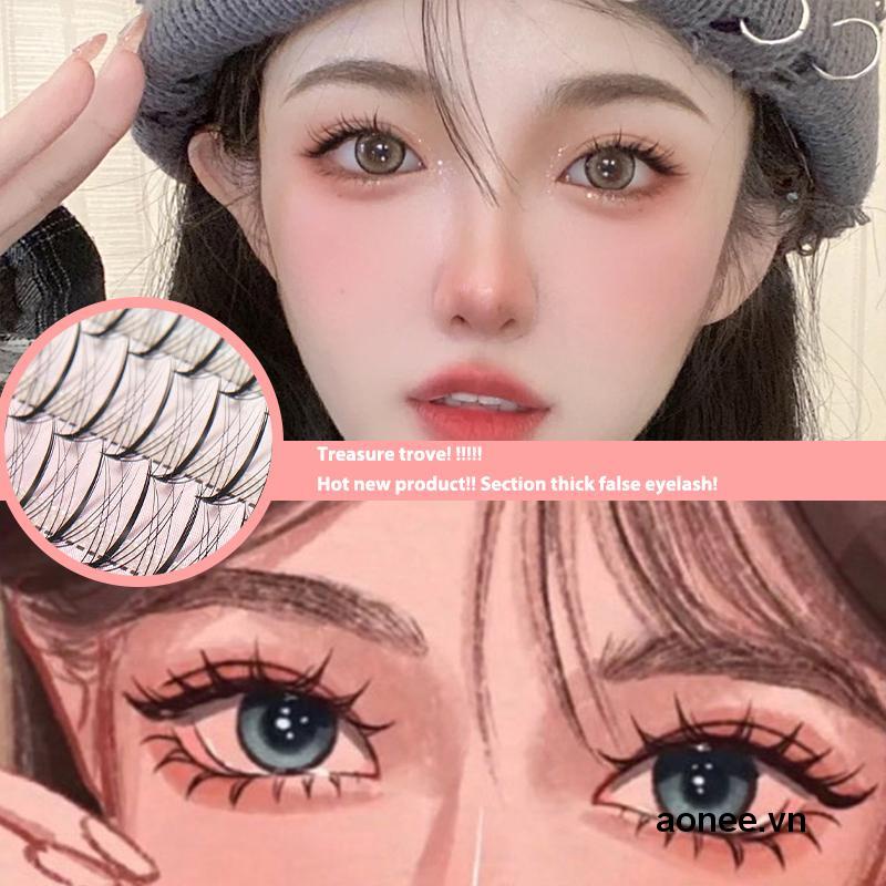 ✨✨Bộ Lông Mi Giả 3D Kiểu Đuôi Cá Tự Nhiên Dùng Trang Điểm Chuyên Nghiệp