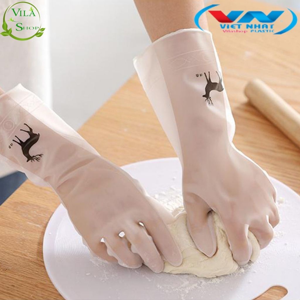 [ 5 Loại] Găng Tay Cao Su, Gang Tay Nilon Rửa Chén, Giặt Giũ, Vệ Sinh Siêu Dai Bảo Vệ Da Tay