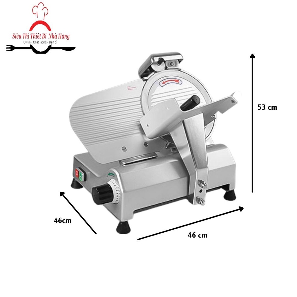 Máy thái thịt chín, thịt đông lạnh 300ES_Thái Thịt Chín, Củ Quả, Bánh Mỳ, Giò Chả_BH chính hãng