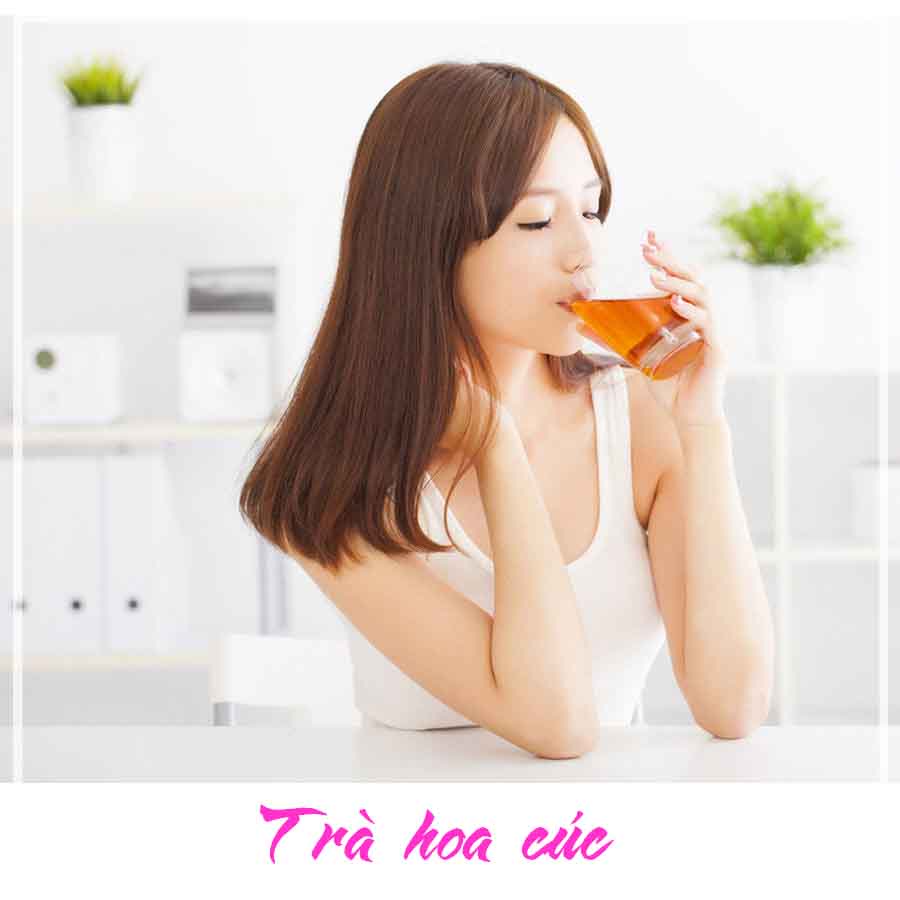 Thảo dược TRÀ HOA CÚC khô sạch đóng gói 100gram - congtyduoclieuhonglan