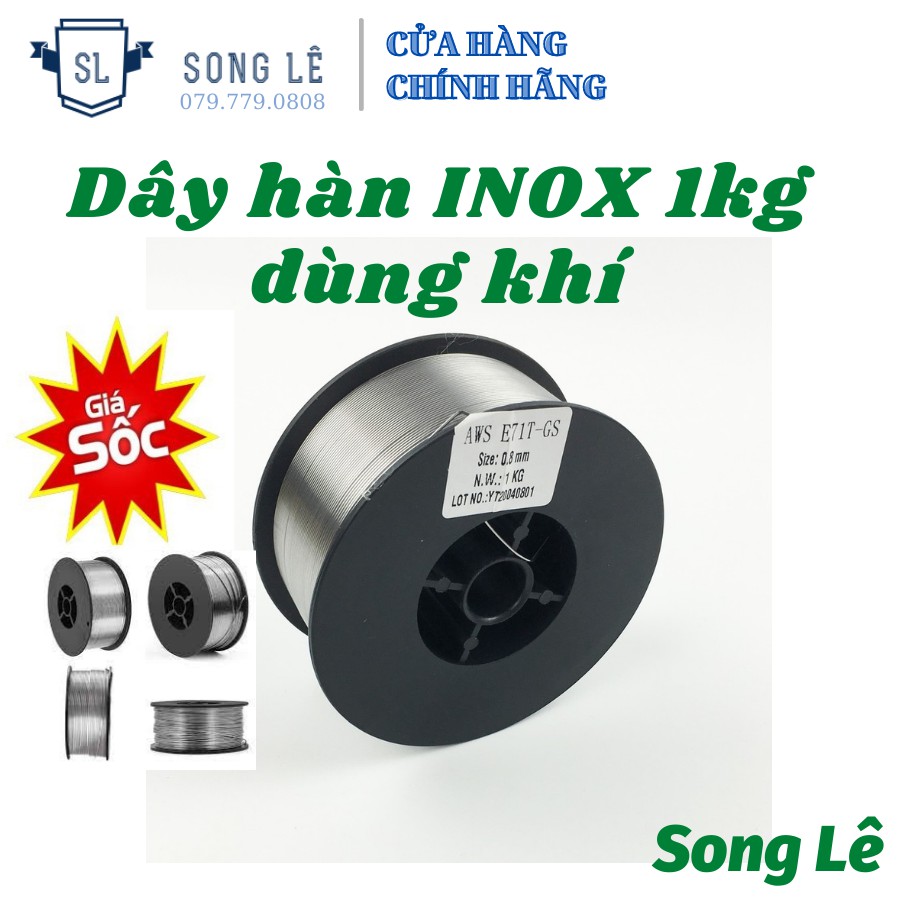 Cuộn Dây Hàn Mig INOX 304 - 1kg - Sử Dụng Khí