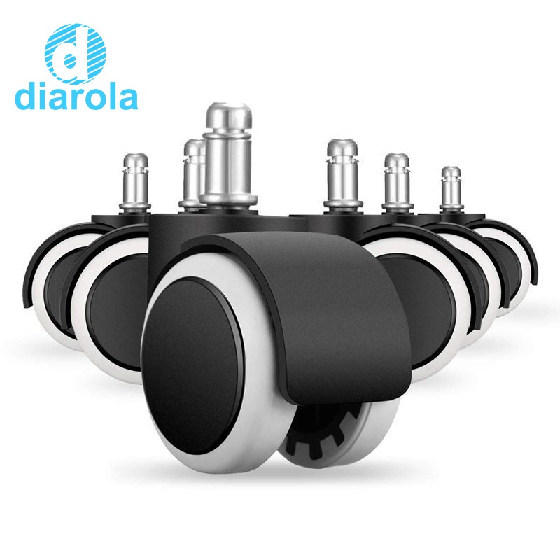 Bộ 6 bánh xe xoay dùng thay thế cho ghế xoay ở văn phòng