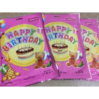 Bóng chữ happy birthday