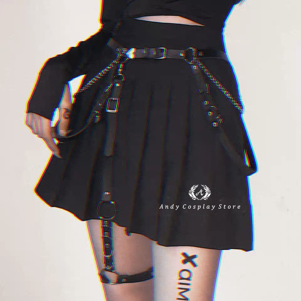 [CÓ SẴN] Harness belt/ thắt lưng trái tim kèm chain